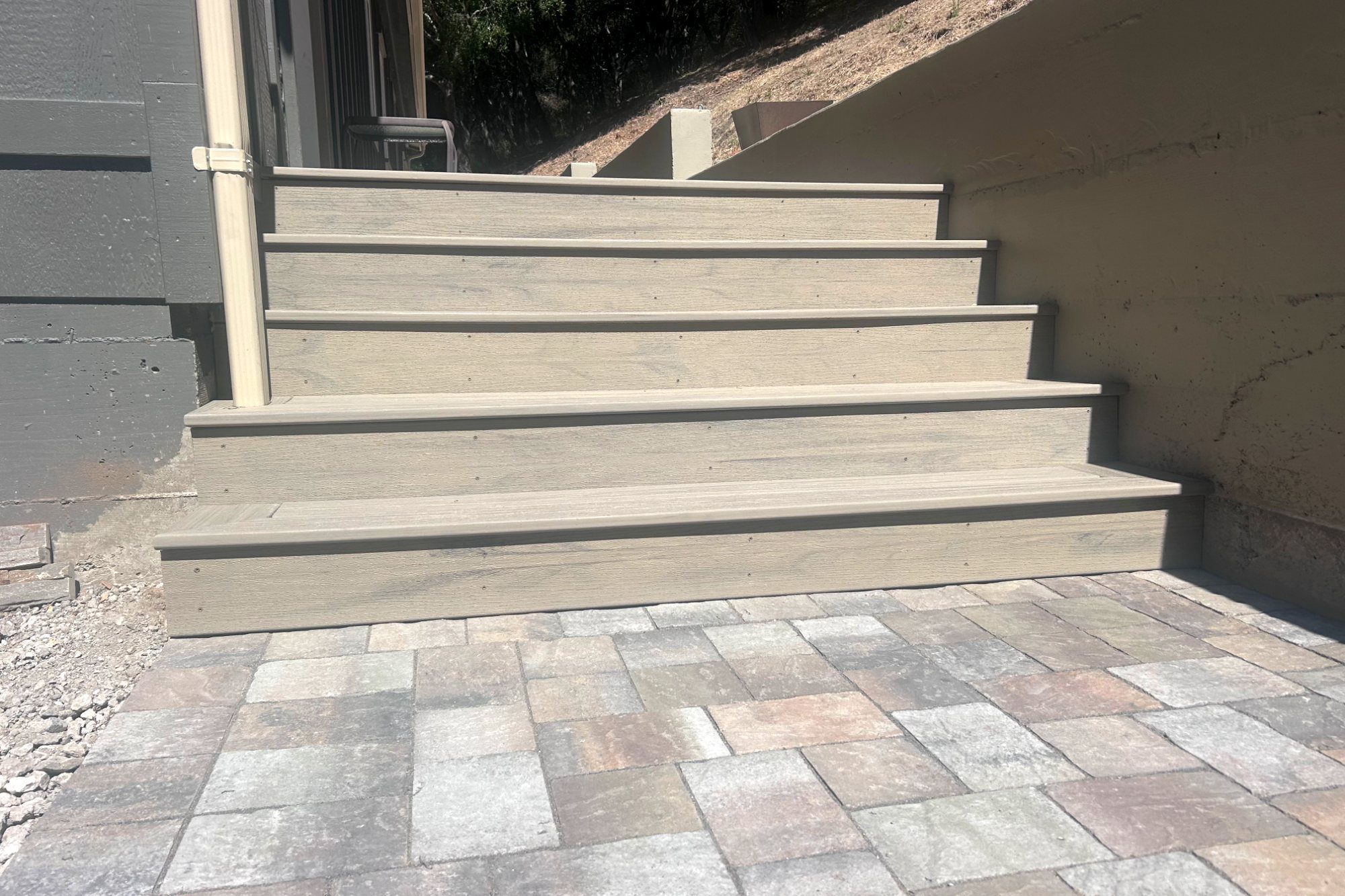 Trex Enhance stairs with composite treads in Los Gatos, CA