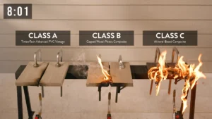 Comparison of fire-resistant decking ratings