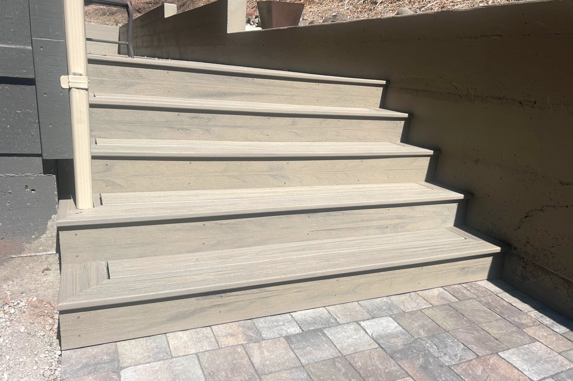 Trex Enhance composite stairs in Los Gatos, CA